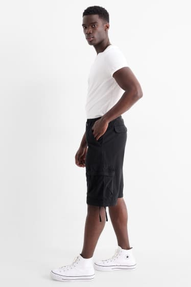 Herren - Cargoshorts - schwarz