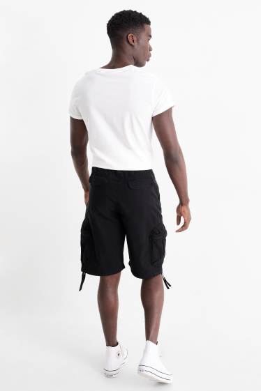 Herren - Cargoshorts - schwarz