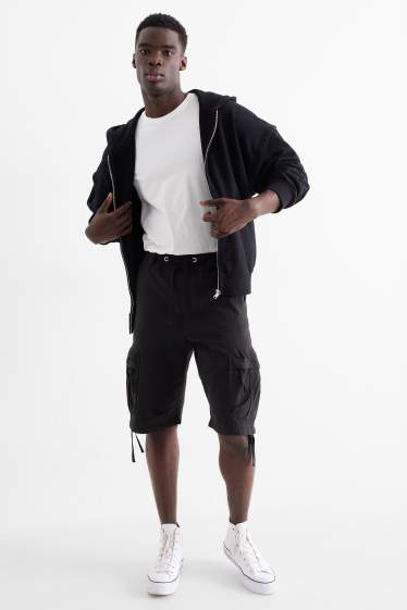 Herren - Cargoshorts - schwarz