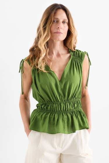Femmes - Chemisier - vert