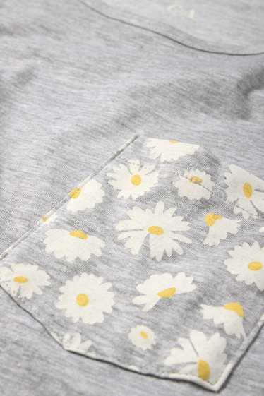 Femmes - Pyjashort - gris clair chiné