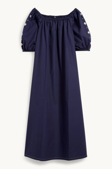 Femmes - Rangsutra x C&A - robe de coupe évasée - bleu foncé