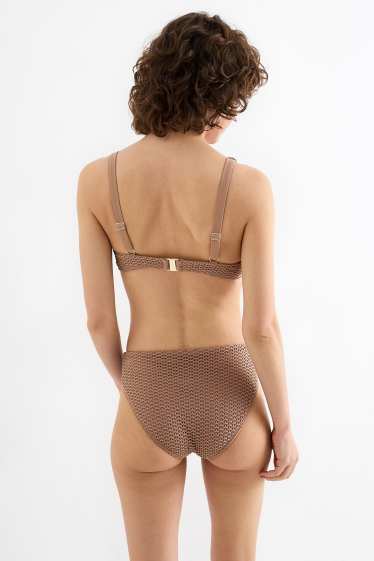 Dona - Top de biquini amb cèrcols - LYCRA® XTRA LIFE™ - marró