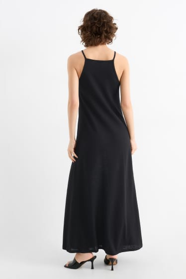 Donna - Vestito svasato - nero
