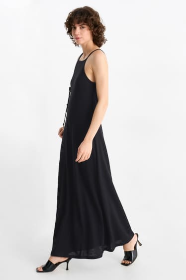 Donna - Vestito svasato - nero