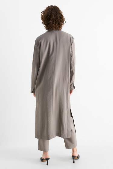 Damen - Mantel - grau