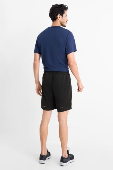 Herren - Funktions-Shorts - strukturiert - schwarz