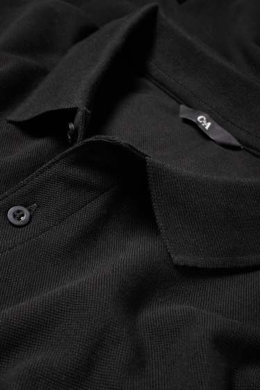 Pánské - Polokošile - černá