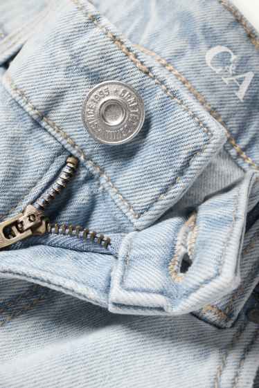 Children Girls - Denim shorts - denim-light blue