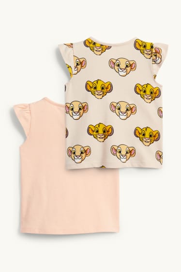 Baby Mädchen - Multipack 2er - Der König der Löwen - Baby-Kurzarmshirt - hellorange