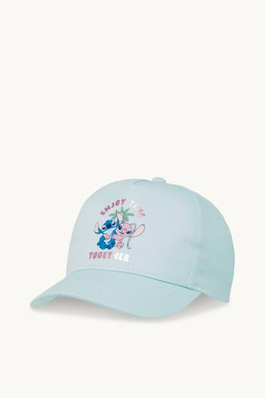 Enfants filles - Lilo & Stitch - casquette de baseball - turquoise
