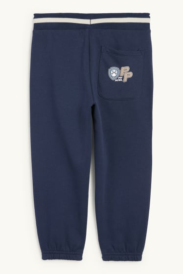 Nen - La Patrulla Peluda - Chase, Rubble, Marshall, Zuma - pantalons de xandall - blau fosc