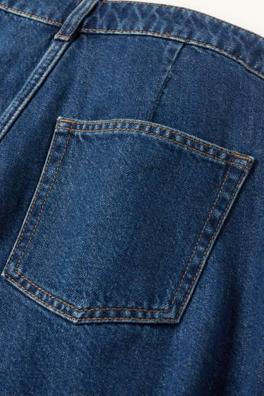 Donna - Gonna pantalone di jeans - jeans blu scuro