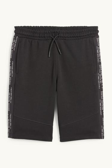 Děti - chlapci - Teplákové šortky - černá