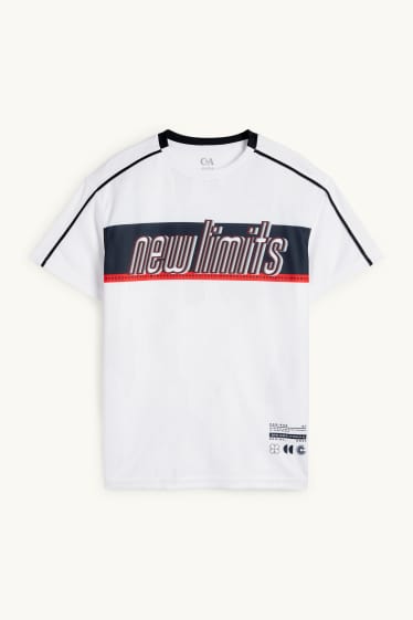 Kinder Jungen - Funktions-Shirt - weiss