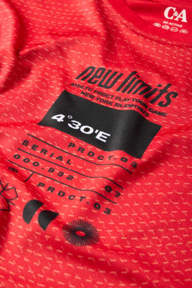 Kinder Jungen - Funktions-Shirt - rot