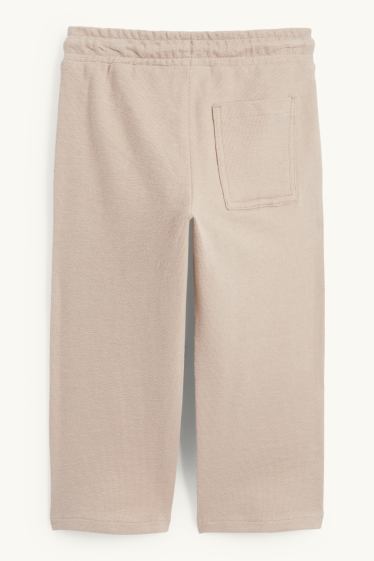 Kinderen: jongens - Joggingbroek - beige