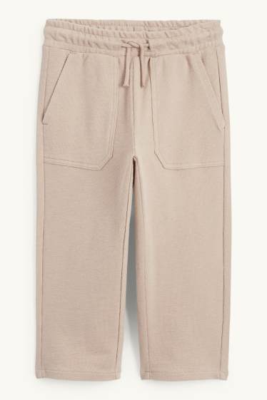 Kinderen: jongens - Joggingbroek - beige
