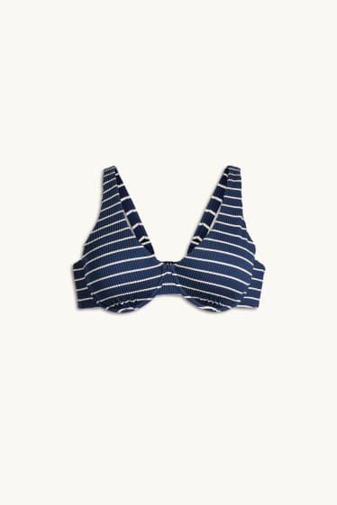 Women - Underwire bikini top - LYCRA® XTRA LIFE™ - dark blue