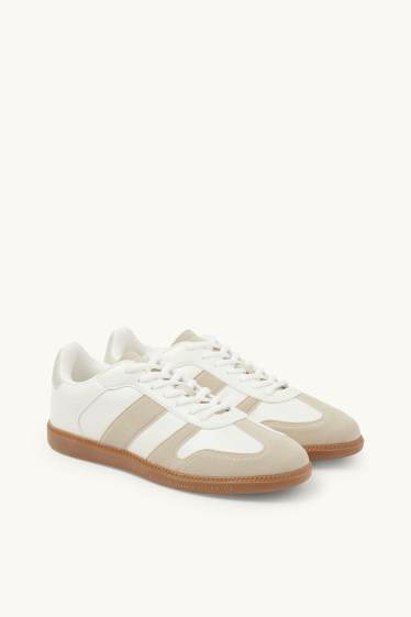 Dona - Sabatilles esportives - pell sintètica - blanc