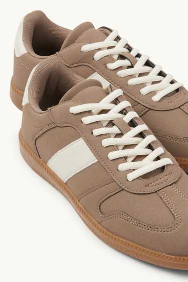 Dona - Sabatilles esportives - pell sintètica - marró