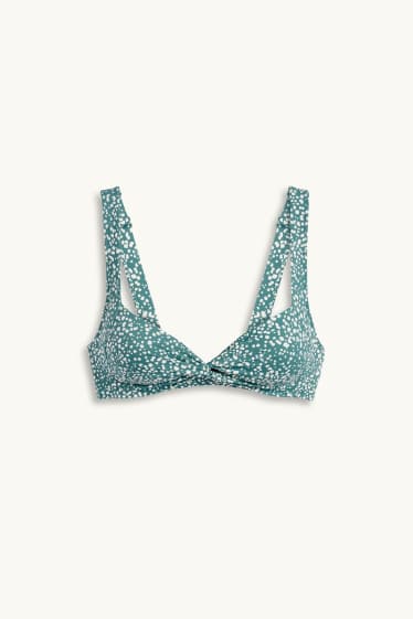 Femmes - Haut de bikini - ampliforme - LYCRA® XTRA LIFE™ - à pois - vert