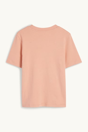 Damen - T-Shirt - Slim Fit - terracotta