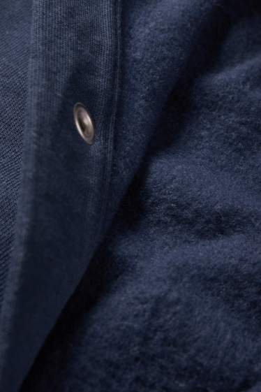 Enfants garçons - La Pat’ Patrouille - Chase, Marcus, Ruben, Zuma - veste style campus - bleu foncé