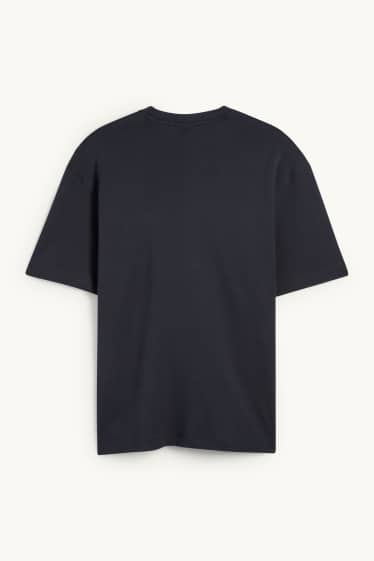 Herren - T-Shirt - Relaxed Fit - schwarz