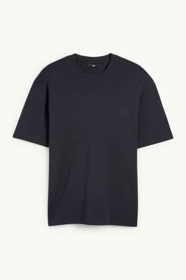Herren - T-Shirt - Relaxed Fit - schwarz