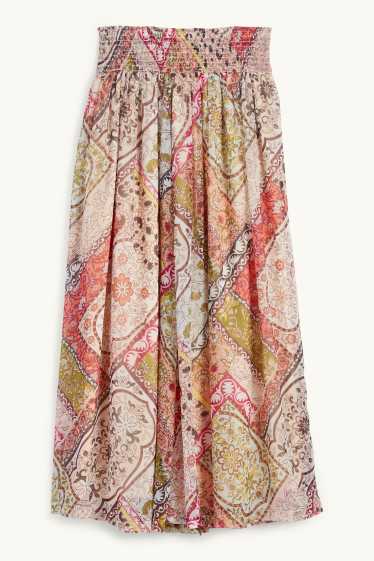 Damen - Rock - gemustert - bunt