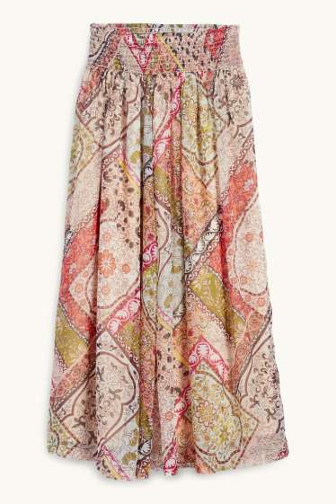 Damen - Rock - gemustert - bunt