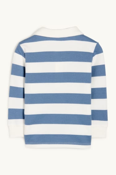 Nadó nen - Polo per a nadó - de ratlles - blau/blanc