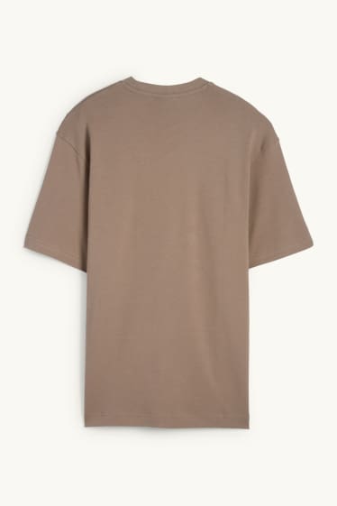 Herren - T-Shirt - Relaxed Fit - taupe