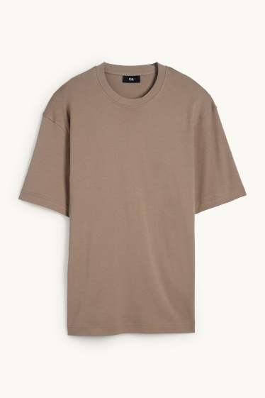 Herren - T-Shirt - Relaxed Fit - taupe