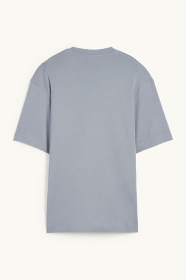 Hommes - T-shirt - relaxed fit - gris