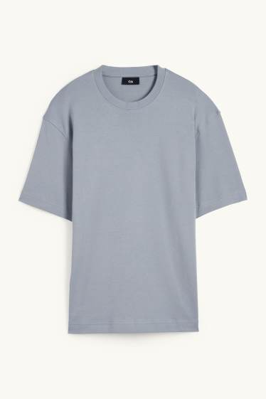 Hommes - T-shirt - relaxed fit - gris