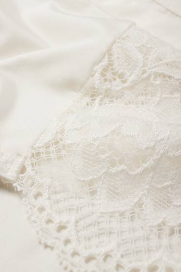 Donna - Coulotte - bianco crema