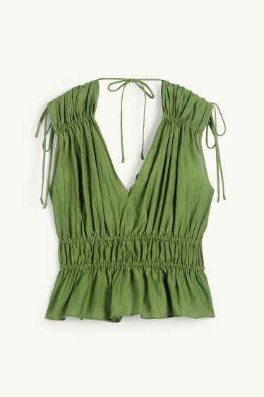 Femmes - Chemisier - vert