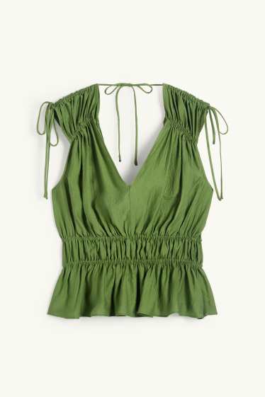 Femmes - Chemisier - vert