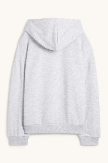 Children Girls - Lilo & Stitch - hoodie - light gray-melange