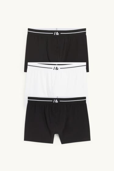 Herren - Multipack 3er - Trunks - schwarz