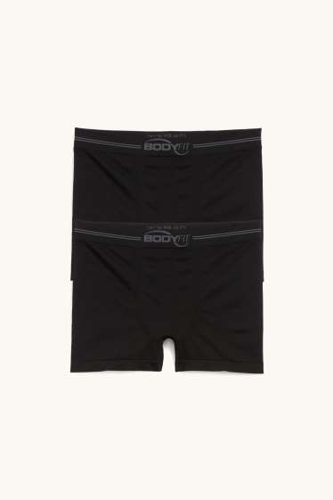 Herren - Multipack 2er - Trunks - seamless - schwarz