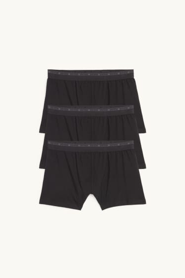 Herren - Multipack 3er - Trunks - schwarz