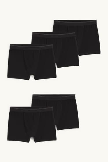 Herren - Multipack 5er - Trunks - schwarz