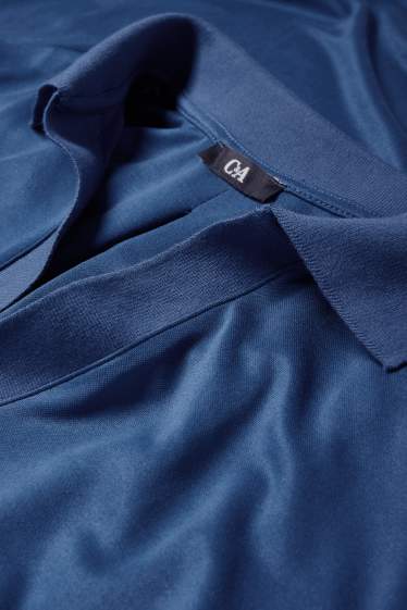 Femmes - Robe polo - bleu foncé