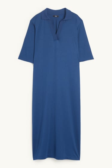 Femmes - Robe polo - bleu foncé