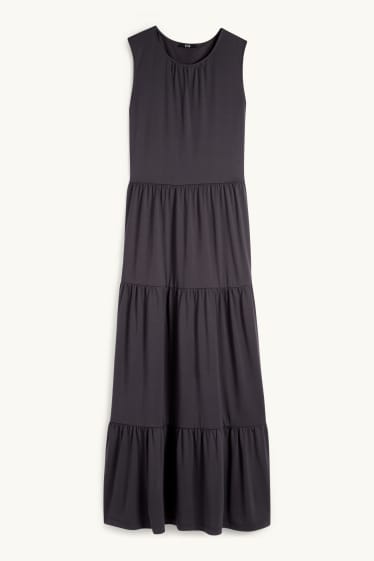 Women - A-line dress - dark gray