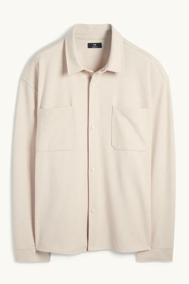 Herren - Hemd - Relaxed Fit - Kent - beige