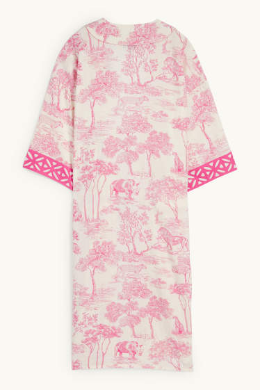 Women - Rangsutra x C&A - kimono - patterned - white / rose